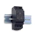 Mean Well DDR-30G-24 Module DC-DC 1-Out 24V 1.25A 30W 4-Pin, DC-DC Ultra Slim Industrial DIN Rail Converter; Input 9-36Vdc; Single Output 24Vdc at