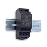 Mean Well DDR-30G-24 Module DC-DC 1-Out 24V 1.25A 30W 4-Pin, DC-DC Ultra Slim Industrial DIN Rail Converter; Input 9-36Vdc; Single Output 24Vdc at