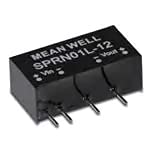 SPRN01L-05, Isolated DC/DC Converters 1W 5Vin 5Vout 0-200mA SIP Reg Iso