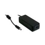 Mean Well GSM60B24-P1J Desktop AC Adapter 60W 24V 2.5A, Medical PS, DC P1J Barrel Plug, 2.1mm I.D. x 5.5mm O.D. x 11mm Center Positive Female, AC 2