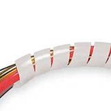 1/4" Clear Spiral Bundling Wrap-Around Sleeving - (50 ft. Spool)