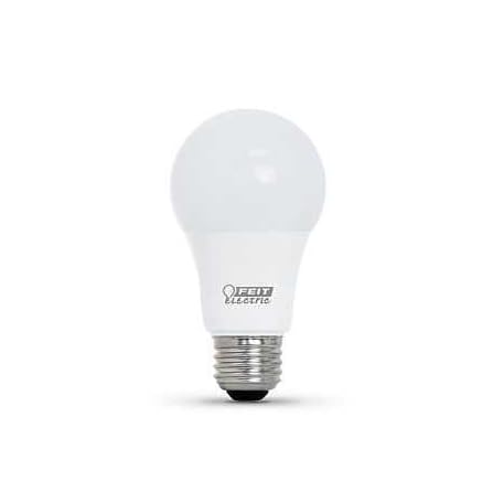 Feit Electric 60-Watt Equivalent A19 Non-Dimmable CEC Title20 90 CRI Garage Door Opener E26 Medium LED Light Bulb, Bright White 3000K