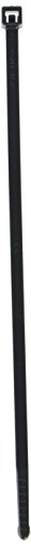 Hellermann Tyton T30R0C2 Standard Cable Tie, 5.8" Long, 30lb Tensile Strength, PA66, Black (Pack of 100)