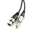 Mr. Dj CQXM6 6-Feet 1/4-Inch Male to XLR Male Cable