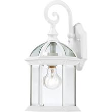 Trans Globe Lighting 4181 WH Wentworth Collection 15 Inch One Light Outdoor Wall Lantern I White Finish I Traditional Style Light Fixture I