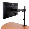 StarTech.com Desk Mount Monitor Arm for up to 34" (17.6lb/8kg), VESA Displays, Articulating Pole Mount Single Monitor Arm, Ergonomic Height