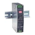 Mean Well DDR-120A-48 DC-DC Ultra Slim Industrial DIN Rail Converter; Input 9-18Vdc; Single Output 48Vdc at 2.1A.