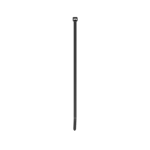 Panduit PLT2S-C30 Cable Tie, Standard, Heat Stabilized Nylon 6.6, 7.4-Inch Length, Black (100-Pack)