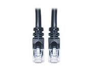 10FT CAT5E Black UTP Molded Boot Cable 350MHZ High Performance