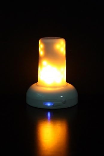 The Light Garden - Regular FlameIllusion Advanced Digital Flame Simulation Fire Module - 3.5" x 4.5" - Rechargeable - Indoor - Remote Ready