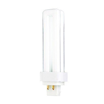(Pack of 5) Satco S8333, 2700K 18-Watt G24q-2 Base T4 Quad 4-Pin Tube for Electronic and Dimming Ballasts, Compact Fluorescent Bulb