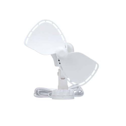 SEEKR by Caframo Ultimate 757 24V 2-Speed 7" Fan - Direct Wire - White