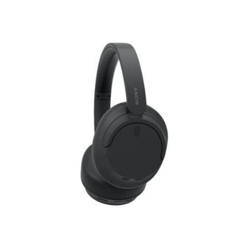 Sony WHCH720N Wireless Over The Ear Noise Canceling Headphones with 2 Microphones (Black) Bundle with Protective Headphone Case (2 Items)