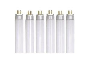 (Pack Of 6) F13T5/CW 13 Watt T5, 4100K Cool White Straight Fluorescent Tube, 6 Pack fluorescent tube light