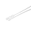 8-in Double Loop Beaded, 15-Pack, 50-lb, Natural, Speciality Cable Tie