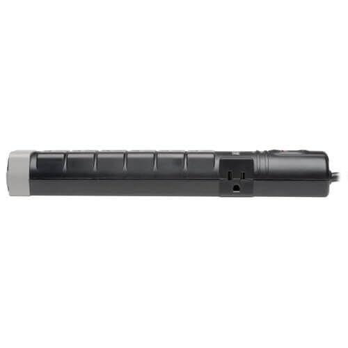 Tripp Lite 8 Outlet Surge Protector Power Strip, 6ft Cord Right Angle Plug, Tel/Modem, & $150K INSURANCE (TLP806TEL)