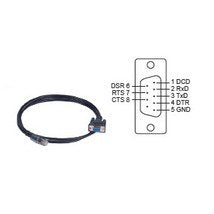 Moxa CBL-RJ45SM9-150 - RJ45 to DB9 Male Serial Shielded Cable, 150cm Length