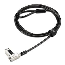 Kensington PortLock Combination Laptop Lock for USB-C Slots, 6ft Carbon Steel Security Cable, Resettable 4-Digit Code, for Laptops, Chromebooks