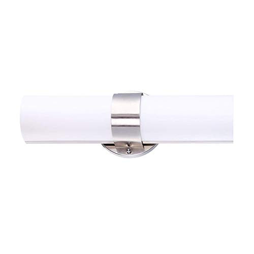 Ultralux 18 Inch Classic LED Wall Vanity Light - 23W, 3000K Damp Location Approved, 1200 Lumens Brushed Nickel Finish, Wall Mount TRIAC Dimmable