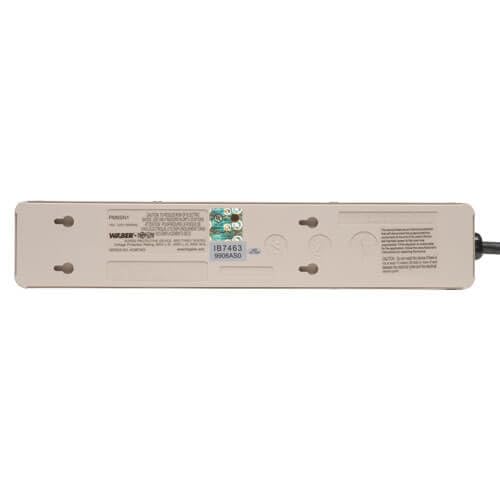 Tripp Lite 6 Outlet Surge Protector Power Strip, 6ft Cord, Commercial-Grade, Metal, (PM6SN1)