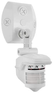 RAB Lighting STL360W Super Stealth 360 Motion Sensor, 360 Degree Outdoor Motion Detector for Flood Lights White