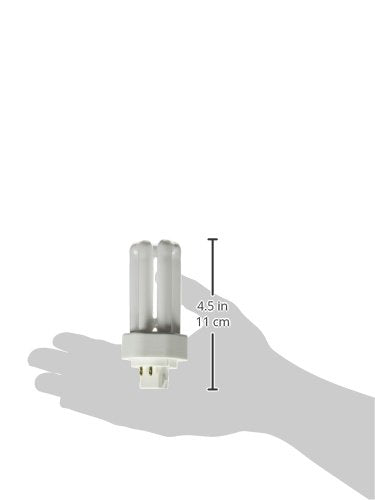 Osram Sylvania 20876 18W Triple Compact Fluorescent Amalgam Lamp with 4-Pin Base, 3000K Color Temperature, 82 CRI, 4.4-Inch