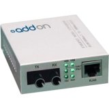 AddOn 100Base-TX To 100Base-FX ST MMF 1310nm 2km Media Converter