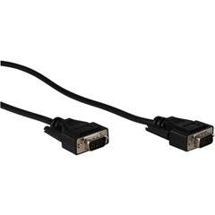 V7 VGA HD-15 Male to HD-15 Male Cable, Black (15 Feet)