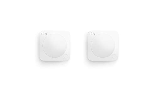 Ring Alarm Motion Detector 2-Pack (White) | Pet-Friendly Security with Adjustable Settings | 90° Coverage & 25ft Range | Easy Installation | Base