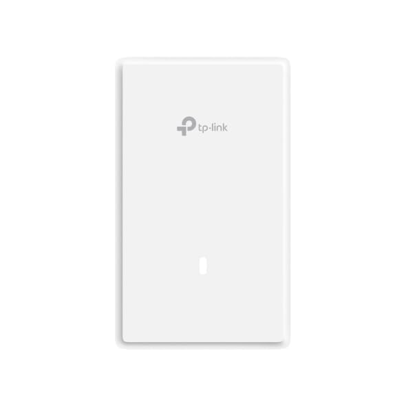 TP-Link Omada WiFi 7 Wall Plate Wireless Access Point | BE5000 Dual Band | 2.5G PoE Input Port | 1 * 2.5G+2 * 1G Downlink Port | Seamless Roaming |