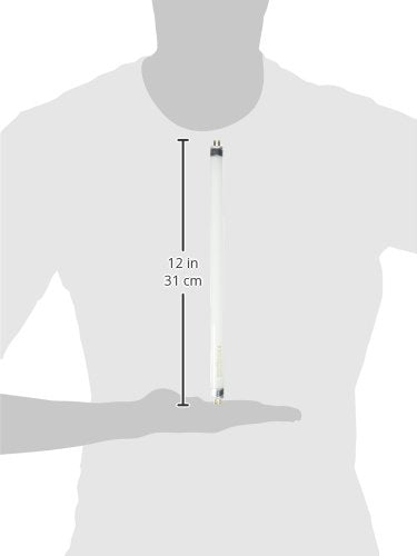 Bulbrite F8T5WW 8-Watt Linear Fluorescent T5 Bulb Miniature, 3000-Kelvin, Mini Bi-Pin Base, 12-Inch, Warm White