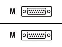 Paradyne 31X0 Ds1 Cable DB15M to DB15M 6 in