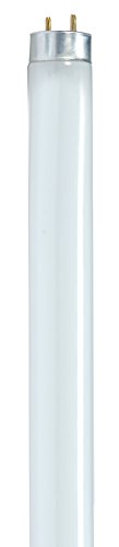 Satco S8433 24-Inch 6500K 17-Watt Medium Bi Pin T8 Instant/Rapid Start Energy Saving Lamp, Daylight