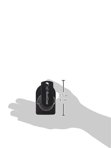 QualGear Universal Speaker Wall Mount for Speakers Up to 3.5Kg/7.7lbs, Black (Qg-Sb-002-Blk)