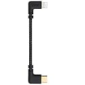 Zeskit MFi Certified Lightning to USB C Charging Cable, Right Angle 10cm Braided