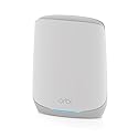 NETGEAR Orbi Whole Home Tri-Band Mesh WiFi 6 Add-on Satellite (RBS760) - Works with Your Orbi WiFi 6 System - Security Features - Adds Coverage up