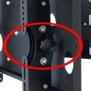 2xhome - New TV Wall Mount Bracket & One (1) Single Shelf Package - Secure LED LCD Plasma Smart 3D WiFi Flat Panel Screen Monitor Monitor Display