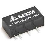 Delta PB01S2405A Isolated DC/DC Converters 5Vout 1W, 21.6-26.4Vin,SIP 4 Leads TH