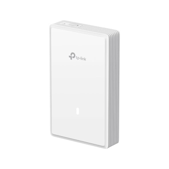 TP-Link Omada WiFi 7 Wall Plate Wireless Access Point | BE5000 Dual Band | 2.5G PoE Input Port | 1 * 2.5G+2 * 1G Downlink Port | Seamless Roaming |