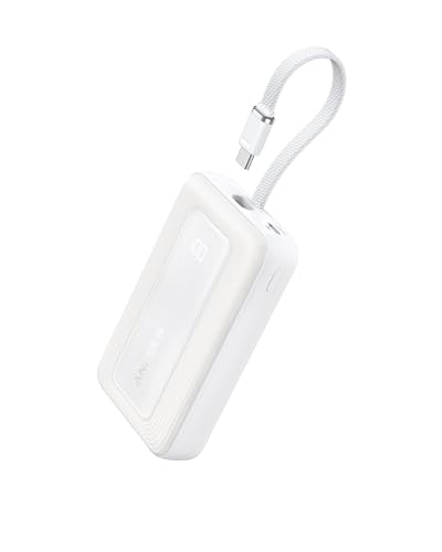 Anker Zolo Power Bank,20,000mAh 30W Portable Charger with Built-in USB-C