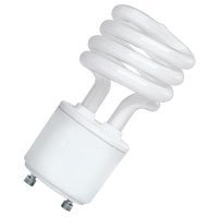 (Pack of 10) Halco 46527-13 Watt GU24 Base, 60 Watt Incandescent Equivalent, 5000K Spiral Compact Fluorescent Light Bulb