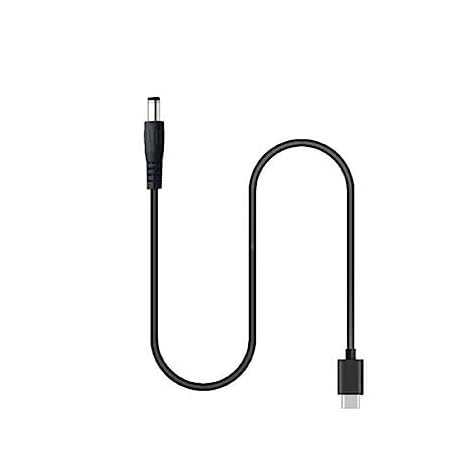USB C to DC 5.5 x 2.5mm(compatible with 5.5mm x 2.1mm)Power cord, USB Type C Input to DC 15V 3A Out power cable, work with PD Charger and PD Power