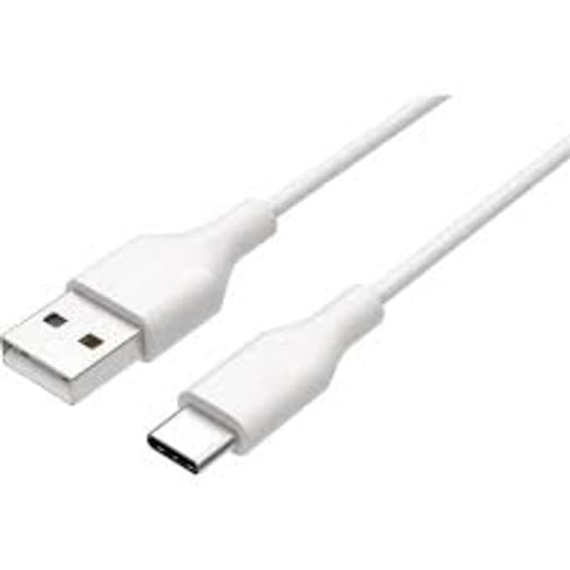 USB A to USB C Charging Cable 8FT White