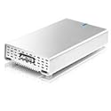 AKiTiO Neutrino U3 Portable Enclosure without Drive, Up to 5Gbps USB 3.0/480Mbp USB 2.0 Data Transfer