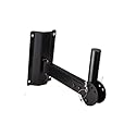 XPIX Speaker Stand Wall Mount (Black) Perfect for Entertaining from Home or Using Speakers for a Home Theater