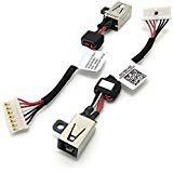 New Ac Dc-in Power Jack w/Cable Harness Connector Socket Replacement for Dell Precision 15 5510 & DELL XPS 15 9550