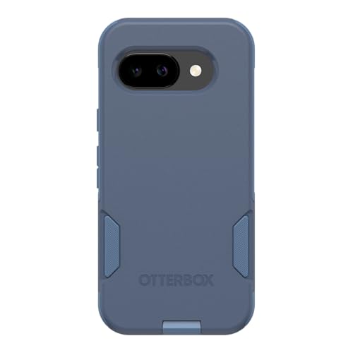 OtterBox Google Pixel 9a Commuter Series Case - Baby Blue Jeans, Slim & Tough, Pocket-Friendly, with Port Protection