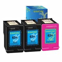 KAMOINC 63xl Ink cartridges Replacement for HP 63 Ink 63XL Ink Cartridge with Officejet 3830 3831 3833 4655 Envy 4510 4520 Deskjet 3630 3632 3634 3636