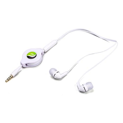 Retractable Earphones Headphones Hands-Free Compatible with iPad Pro 9.7" (1st Gen)/iPad 9.7" (5th/6th Gen), Headset 3.5mm w Mic Earbuds Earpieces…