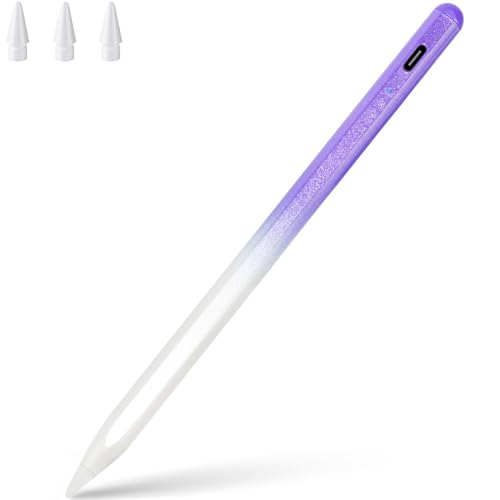 Stylus Pen for ipad, Active Pencil with Quick Charge, Palm Rejection Tilt Sensor, Magnetic Pen Compatible with 2018-2022 iPad Pro